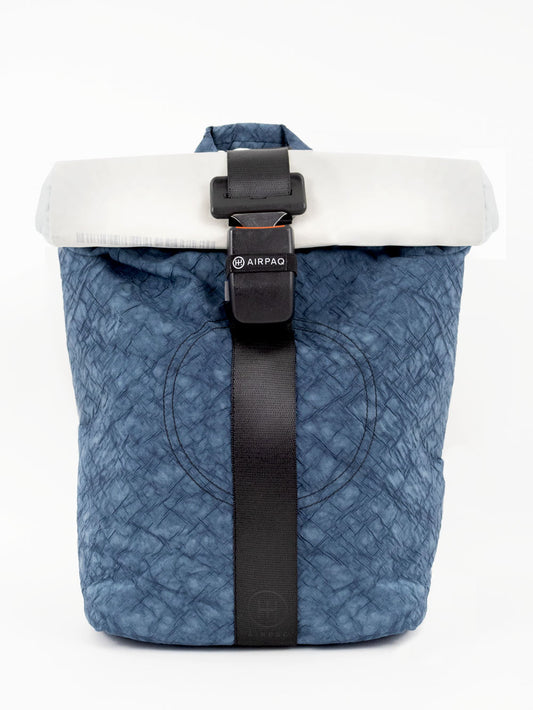 Airpaq sac à dos roll top - couleur bleu/blanc