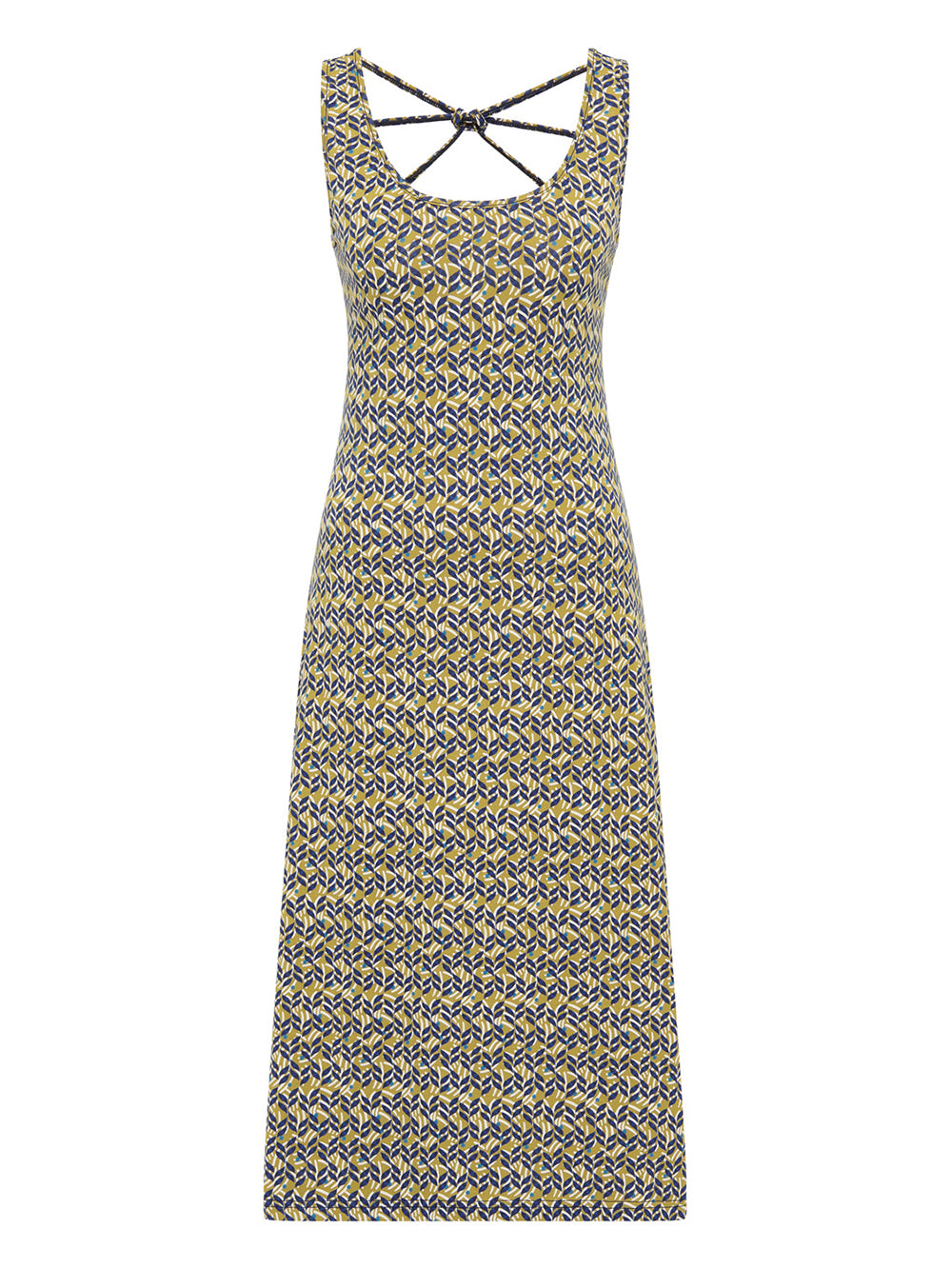 Dress with bamboo back details