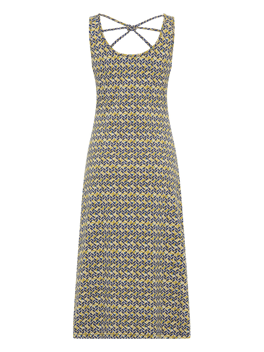 Dress with bamboo back details