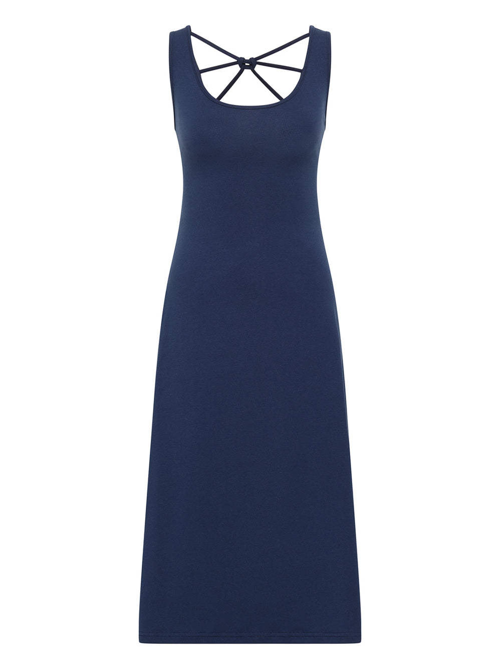 Kleid mit Rückendetails deep navy