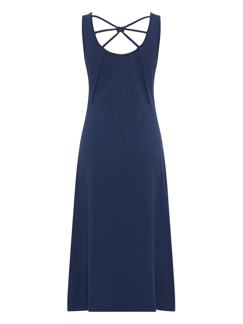 Dress with back details deep navy