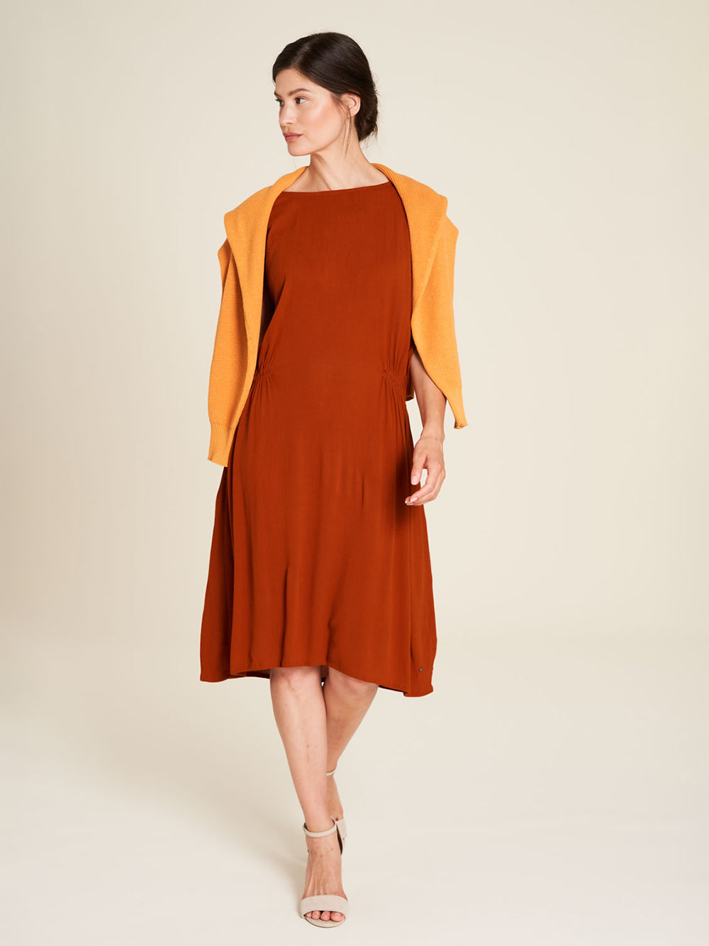 Tranquillo - EcoVero™ dress red earth