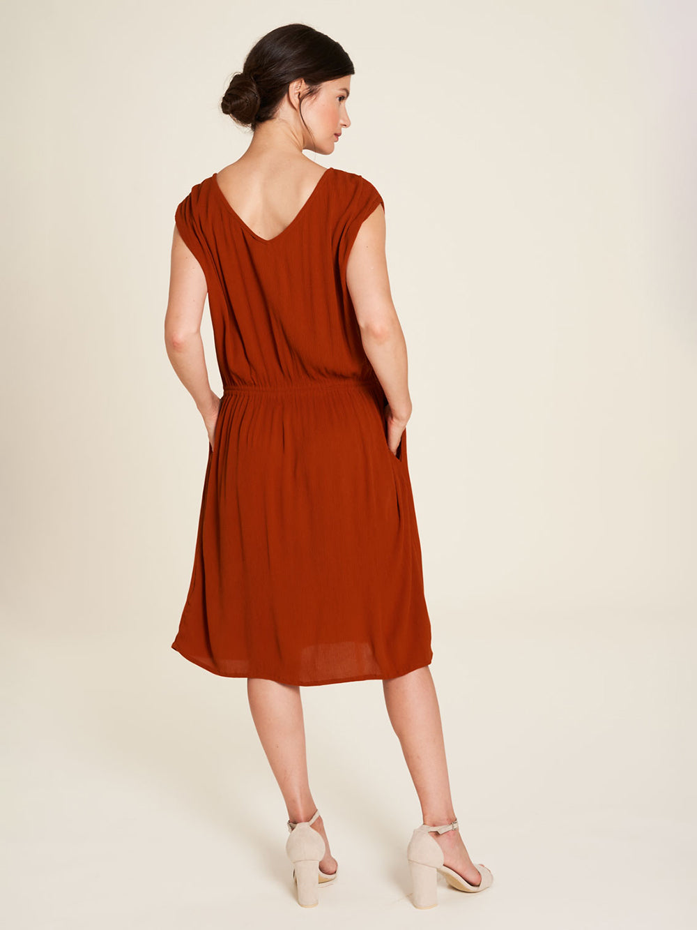 Tranquillo - EcoVero™ dress red earth