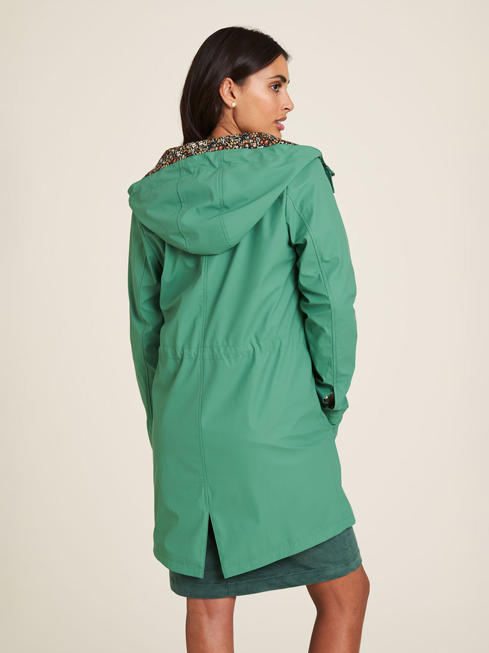 Rain jacket frosty green