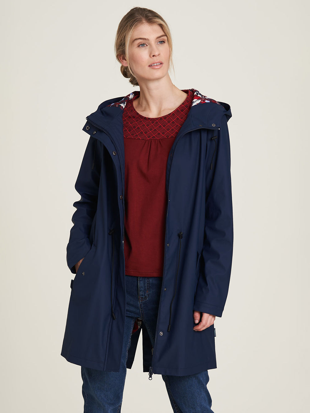 Regenjacke navy