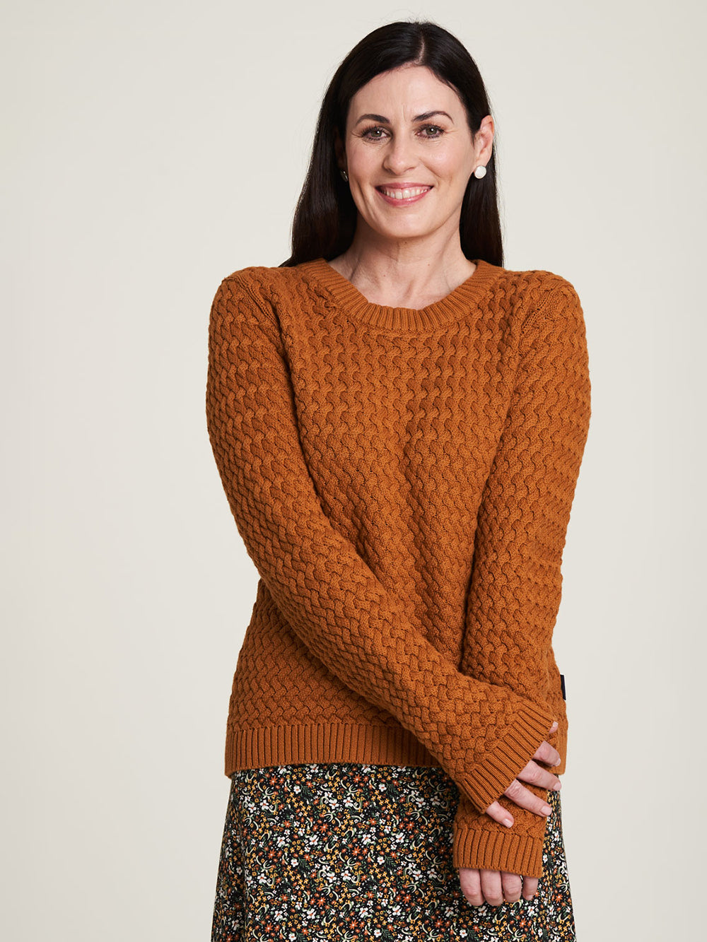 warm knitted sweater ginger