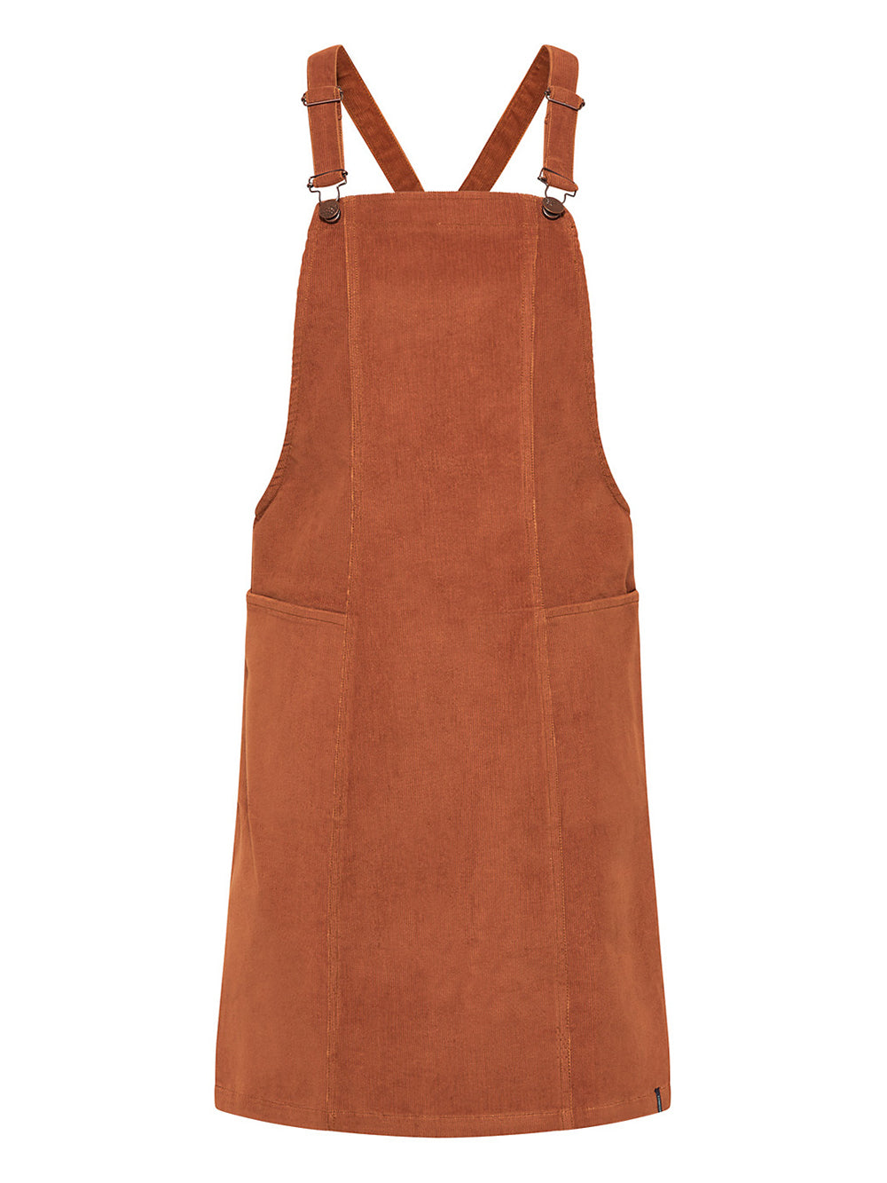 Robe velours côtelé gingembre