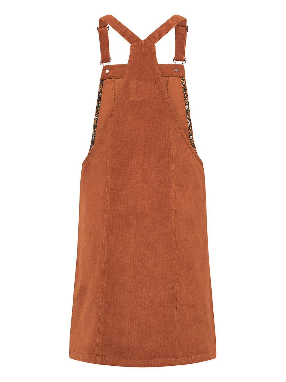Robe velours côtelé gingembre