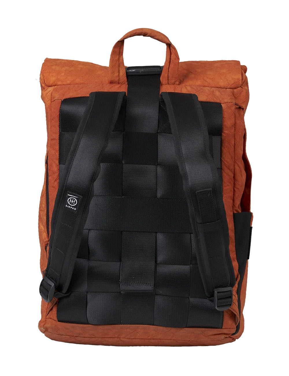 Airpaq Rucksack Rolltop - orange gefärbt