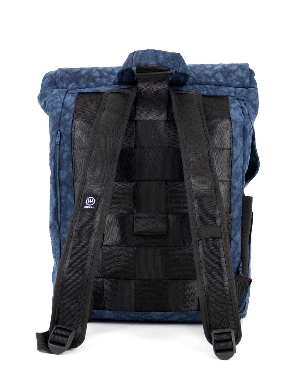 Airpaq Rucksack Rolltop - blau gefärbt