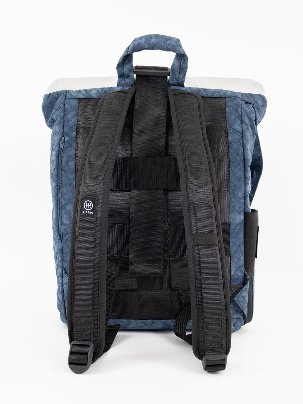 Airpaq sac à dos roll top - couleur bleu/blanc