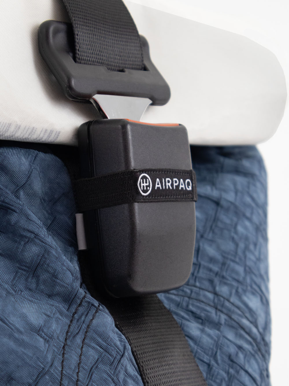 Airpaq Rucksack Rolltop - blau/weiß gefärbt