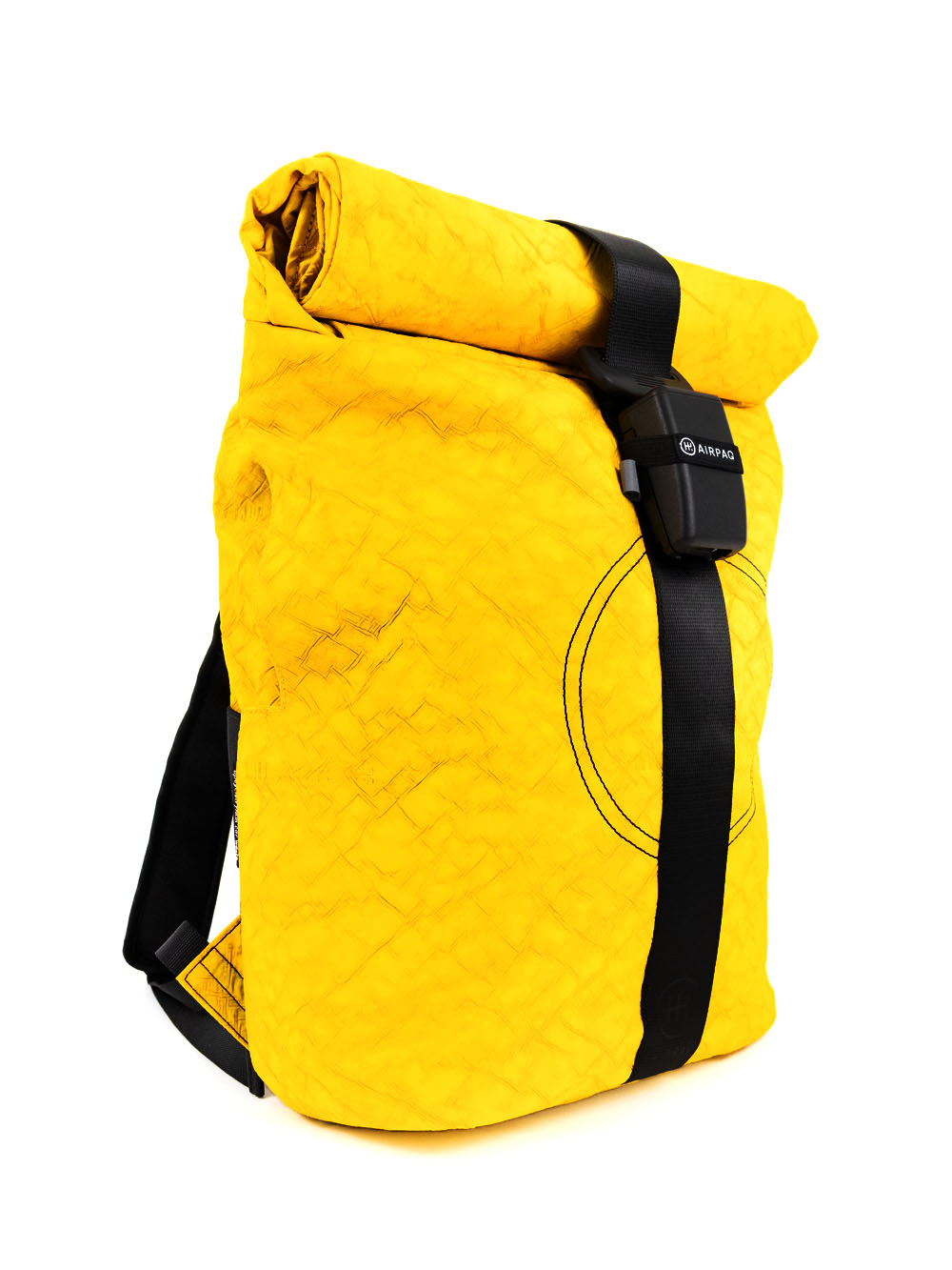 Airpaq Rucksack Rolltop - gelb gefärbt