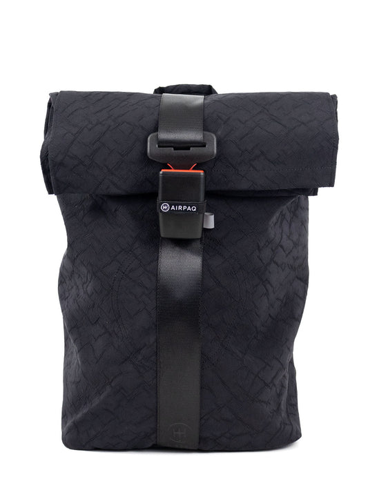 Airpaq Rucksack Rolltop - schwarz gefärbt