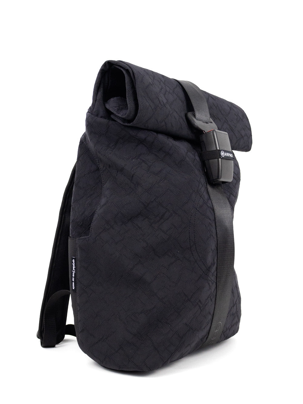 Airpaq Rucksack Rolltop - schwarz gefärbt