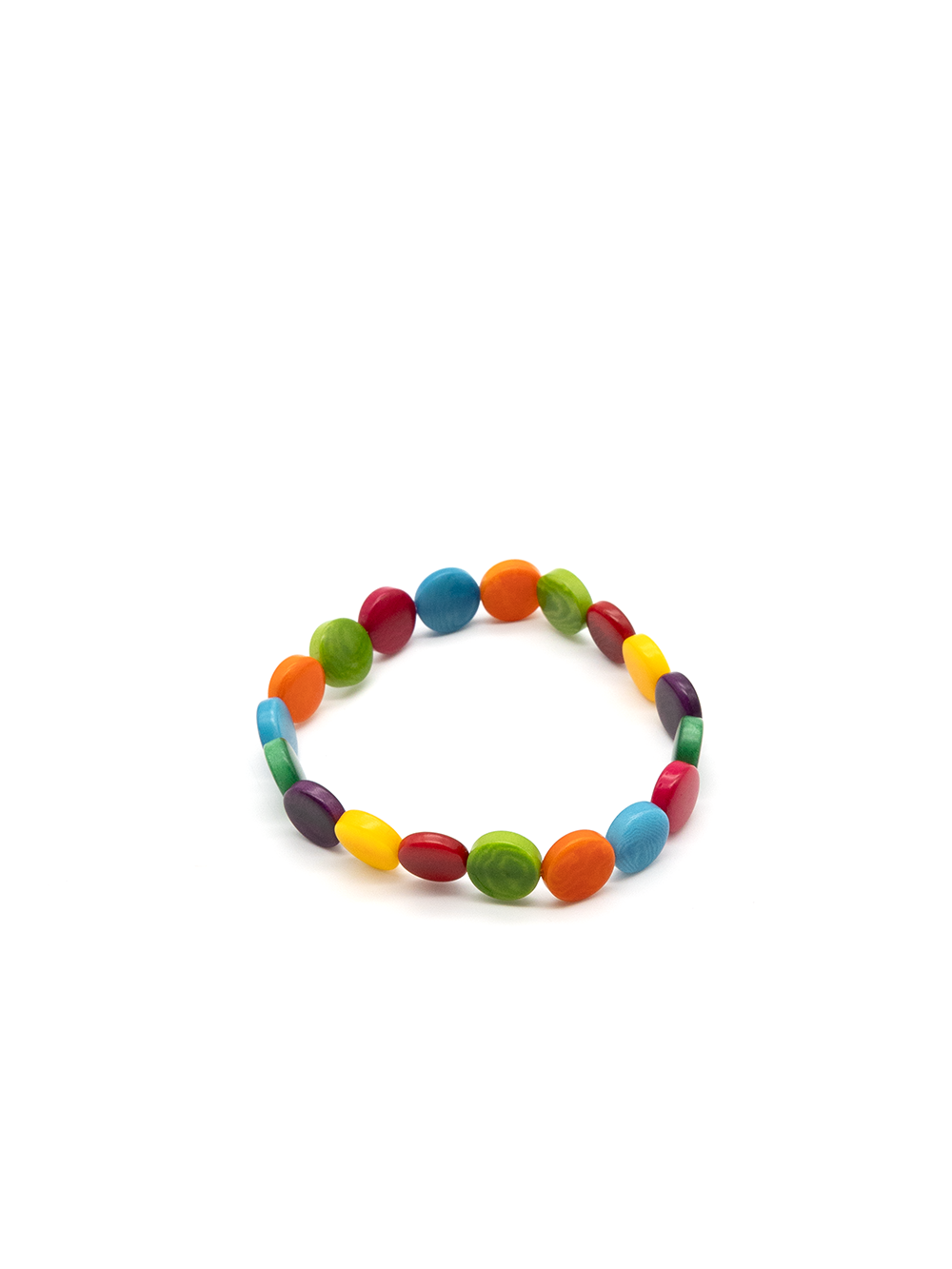 Armband Pitipu Bunt - La Tagua Nuss