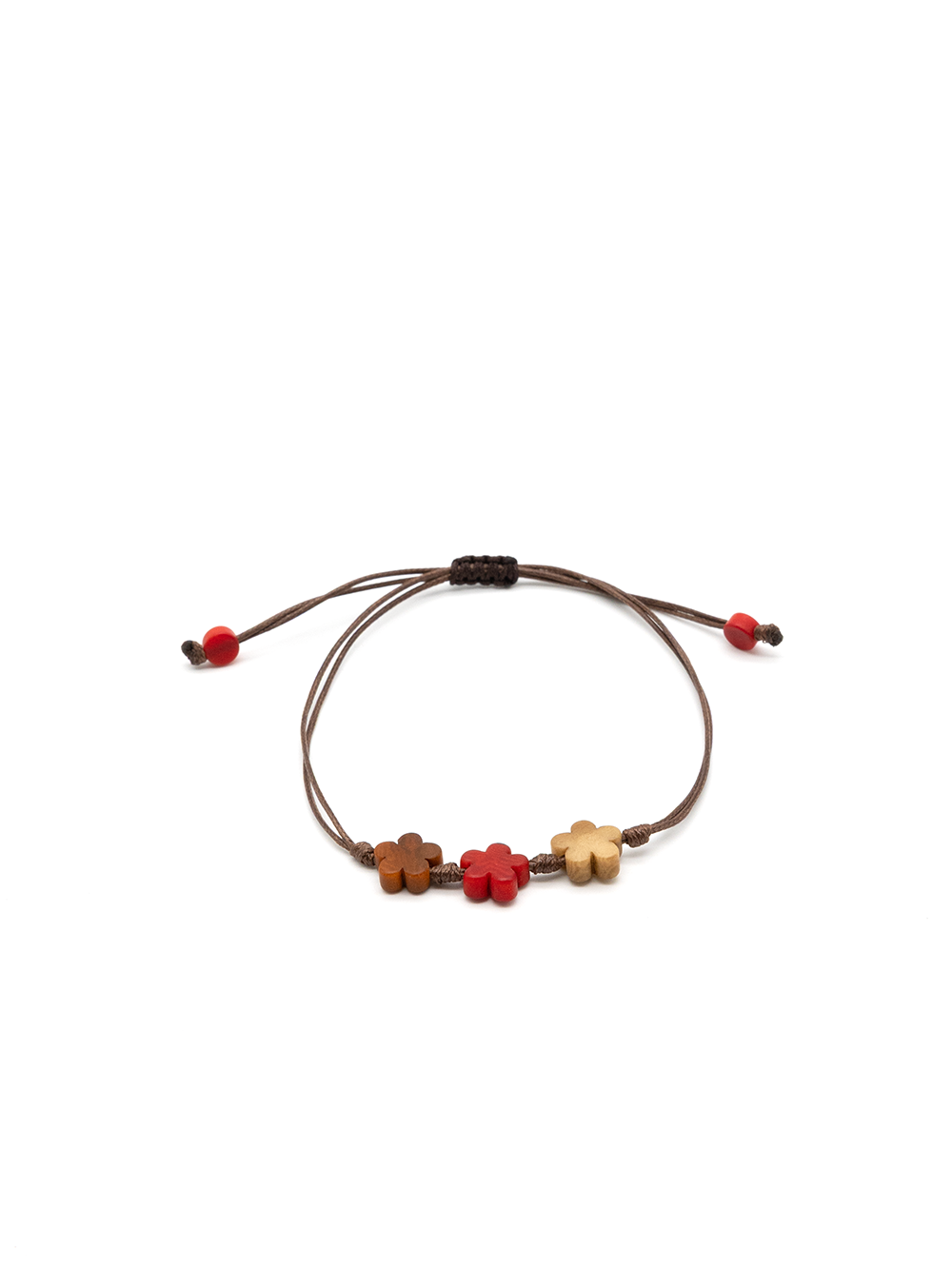 Armband Rositapu Braun Mix - La Tagua Nuss