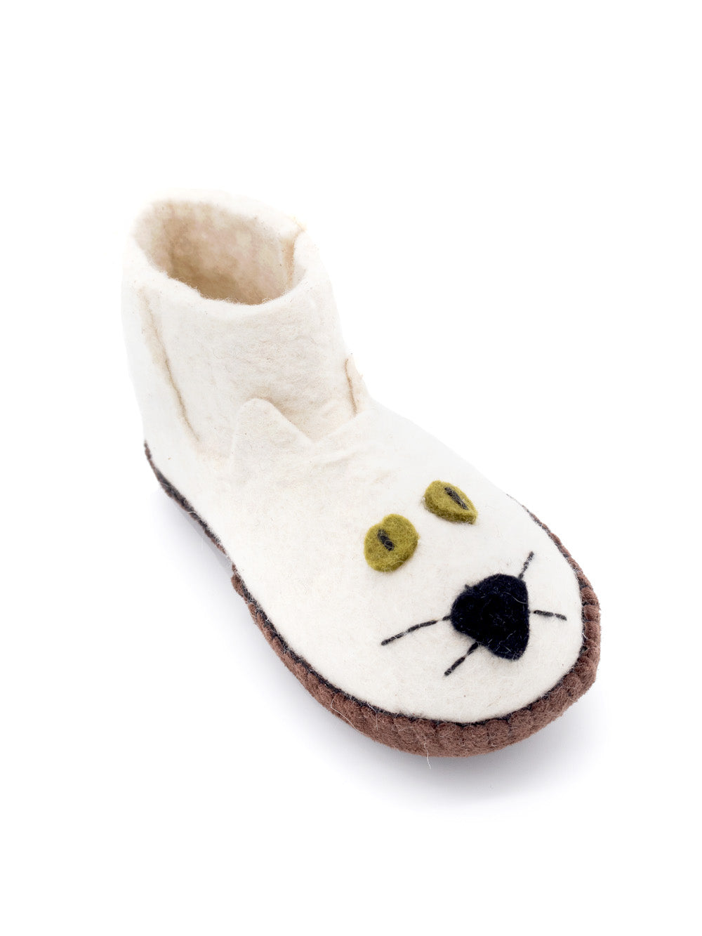 Mini mongs Kitty weiß - Kinderhausschuhe/Kinderpantoffeln