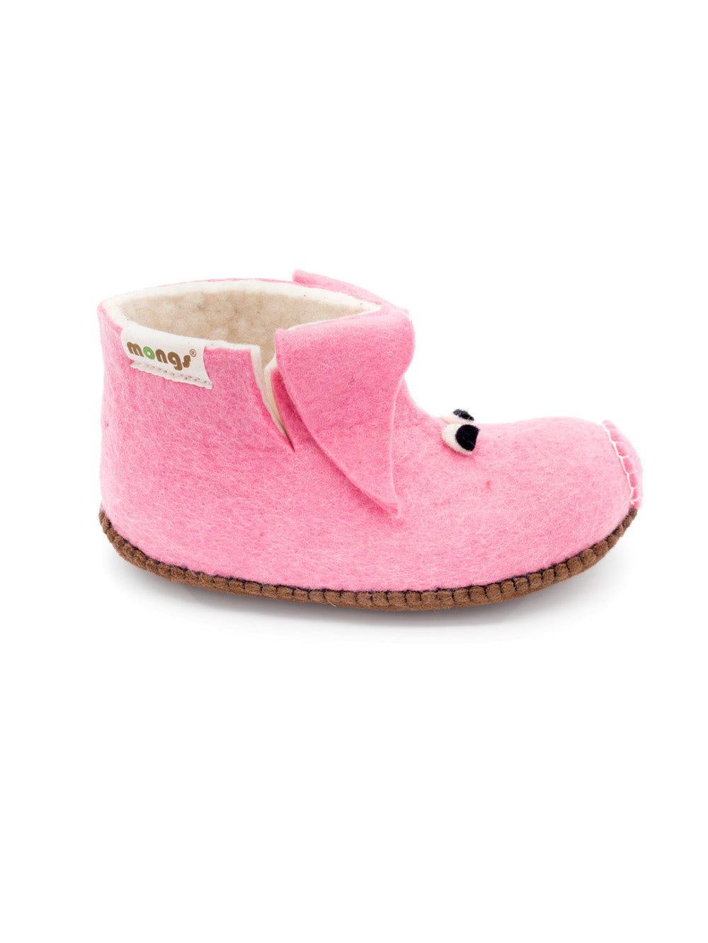 Mini mongs Piggy rosa - Kinderhausschuhe/Kinderpantoffeln