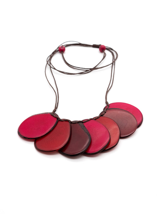 Necklace Celeste red