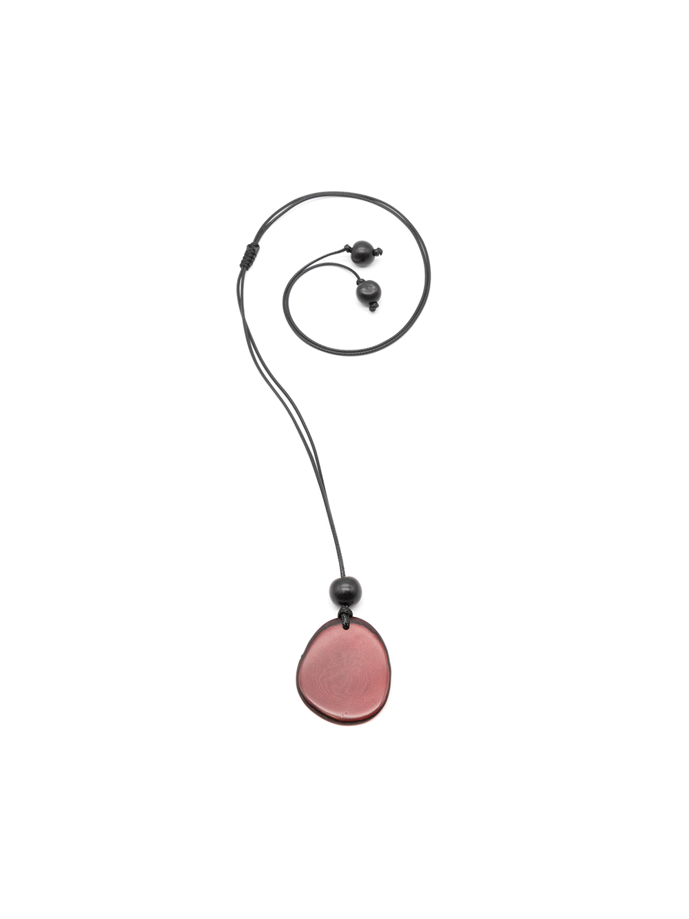 Halskette Laura Bordeaux - La Tagua Nuss