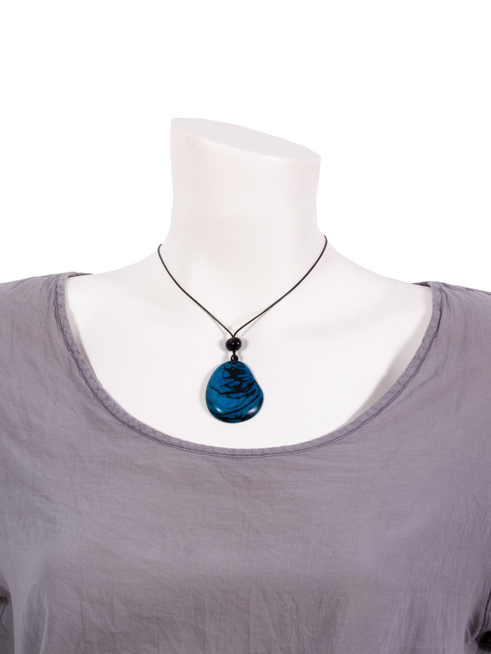 Collier zèbre bleu