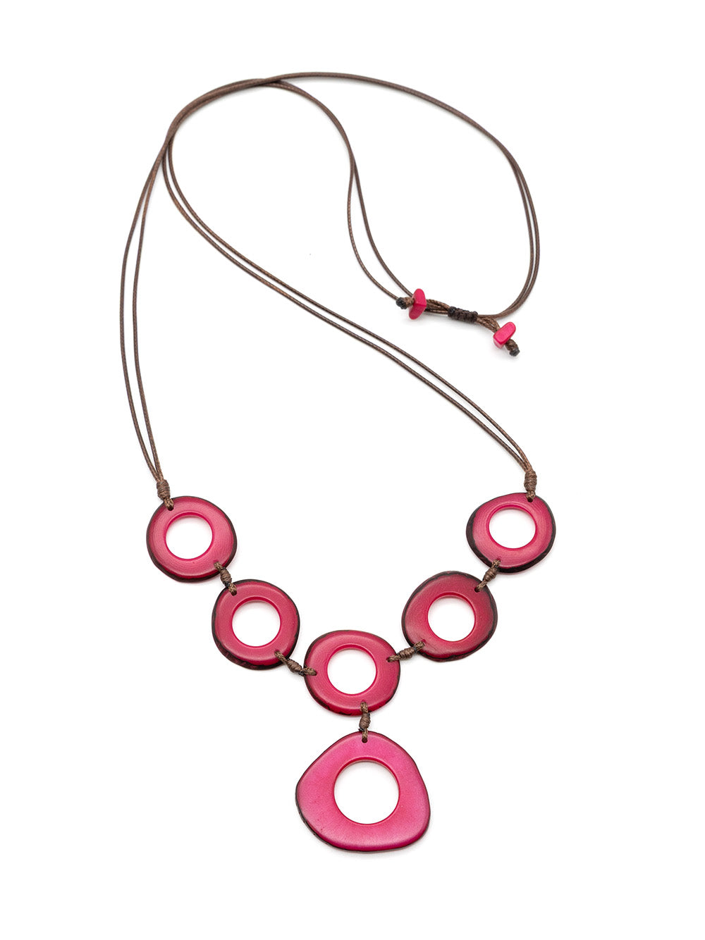 Halskette Lucia Pink - La Tagua Nuss