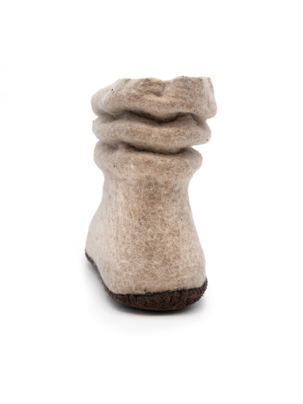 Lady Mongs beige - chaussons femme