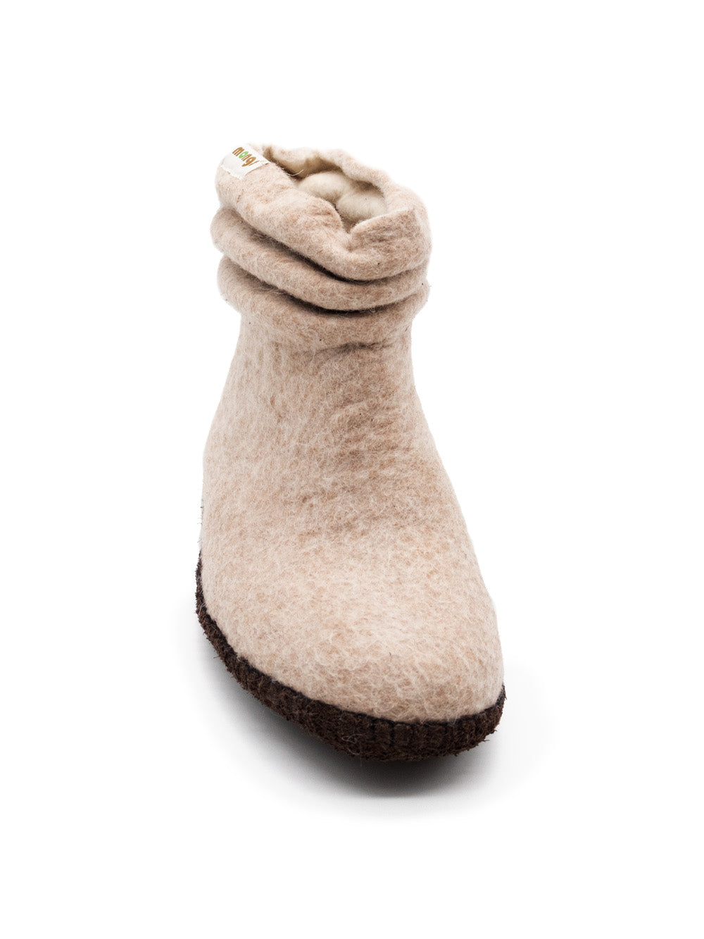 Lady Mongs beige - chaussons femme
