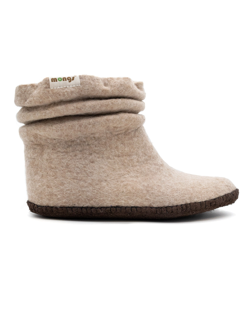 Lady Mongs beige - chaussons femme