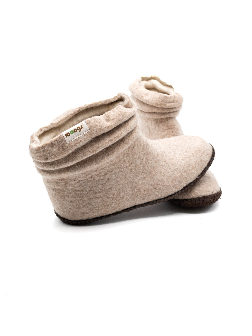 Lady Mongs beige - chaussons femme