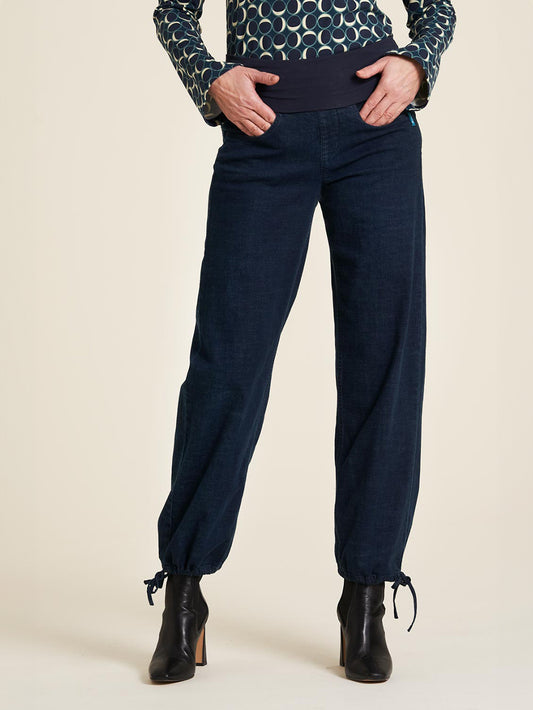 Gemütliche Jogger Jeans dark indigo - Tranquillo Hose