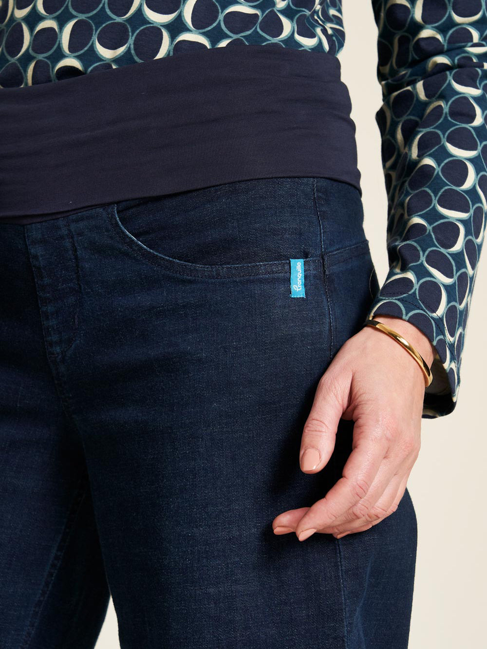 Gemütliche Jogger Jeans dark indigo - Tranquillo Hose