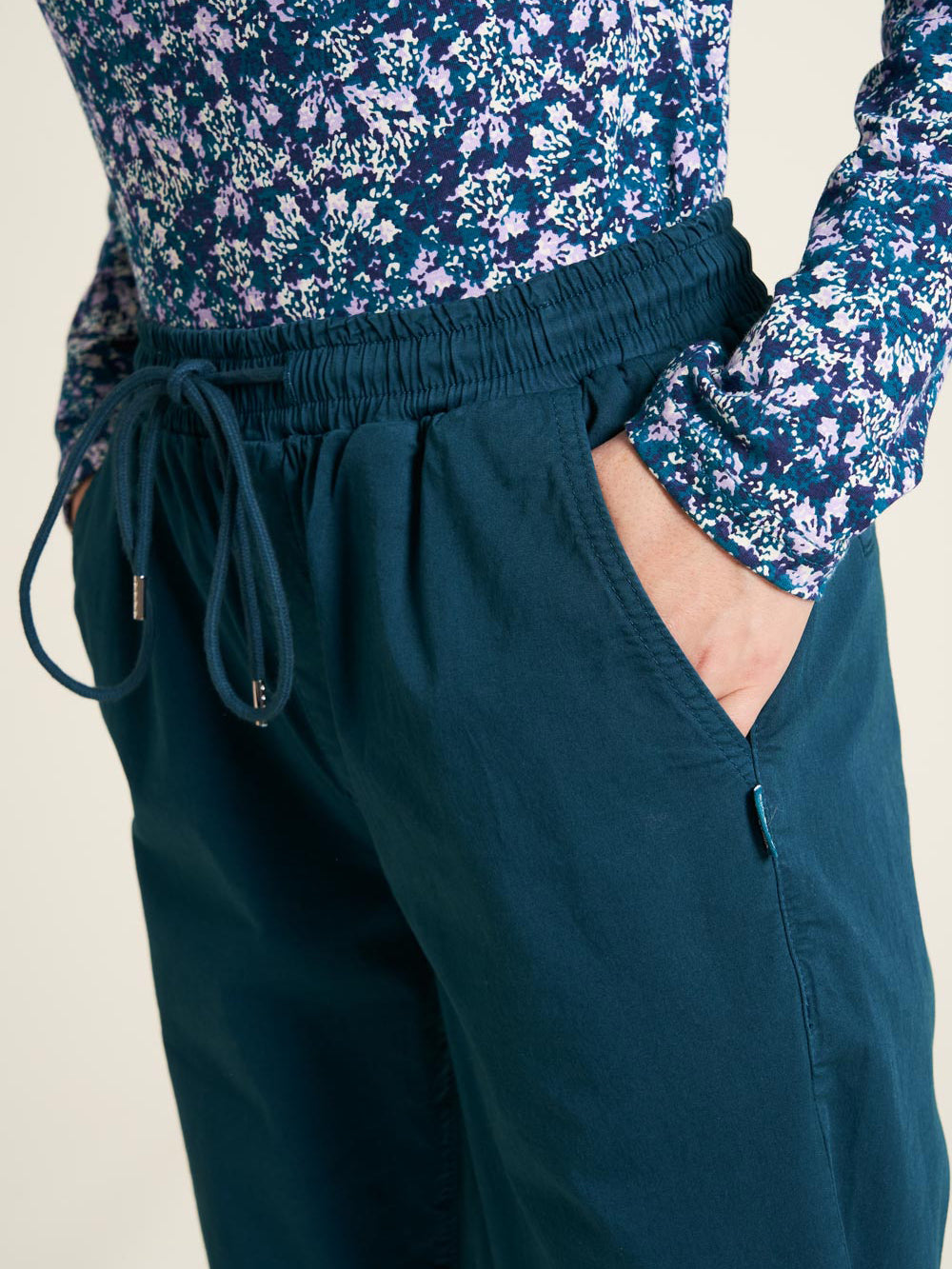 Twill Jogger deep water - Tranquillo Hose