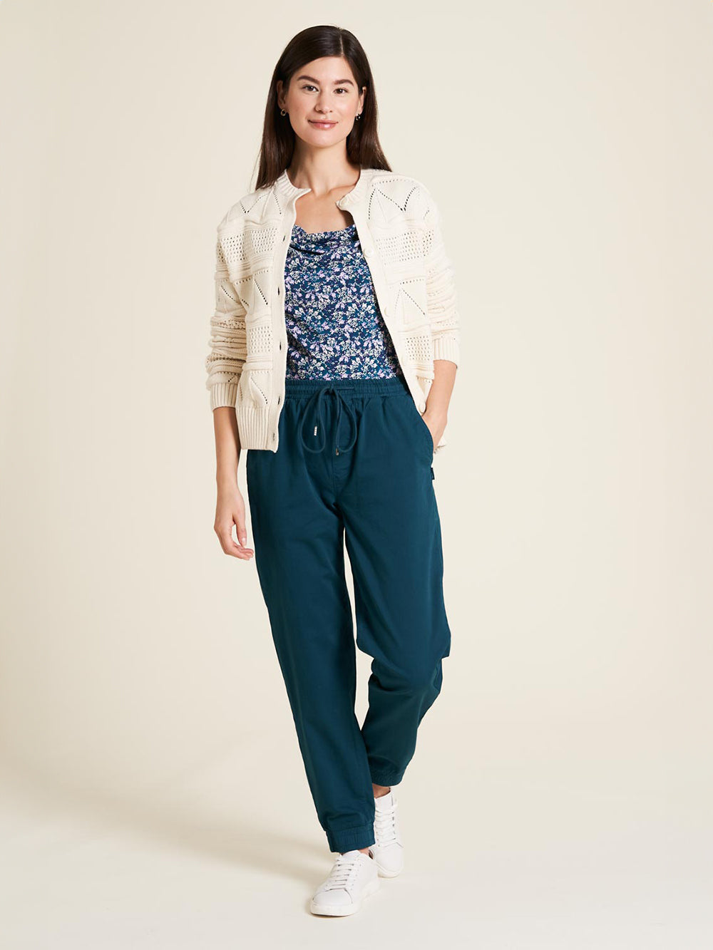 Twill Jogger deep water - Tranquillo Hose