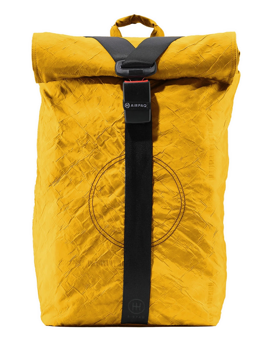 Airpaq Backpack Rolltop BIQ - colored yellow