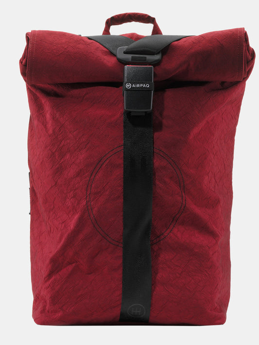 Airpaq Rucksack Rolltop BIQ - rot gefärbt