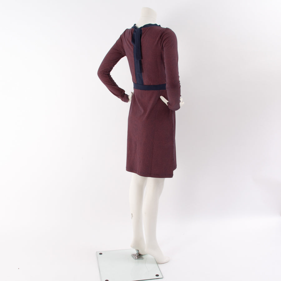 Robe midi en jersey de coton