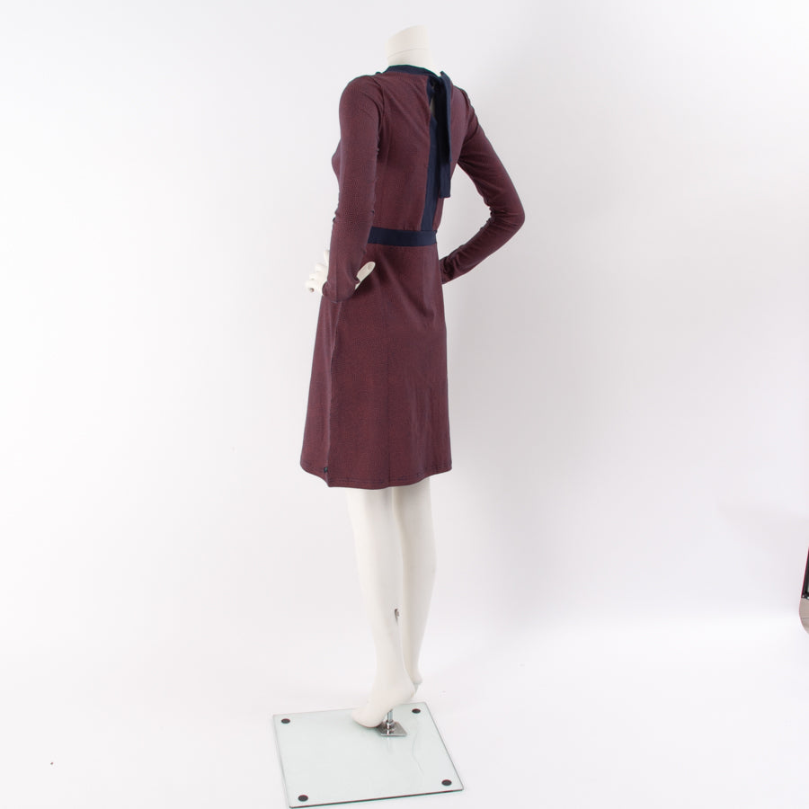 Robe midi en jersey de coton