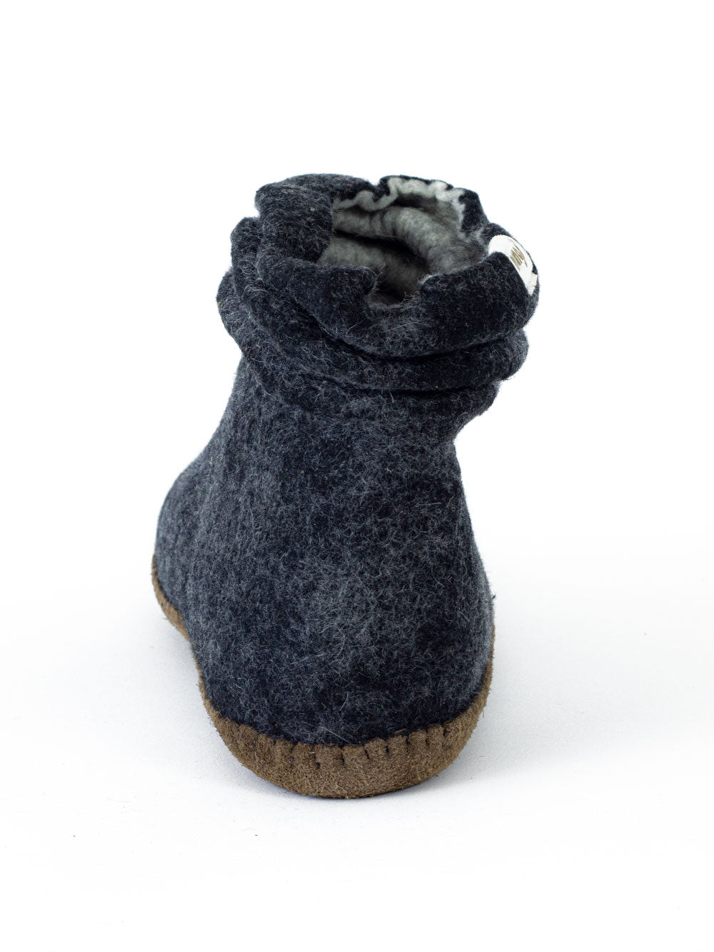 Lady Mongs black - women's felt slippers