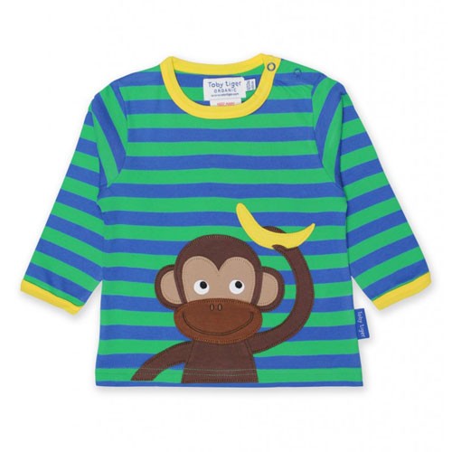 Kinder Shirt Monkey Banana - Toby Tiger