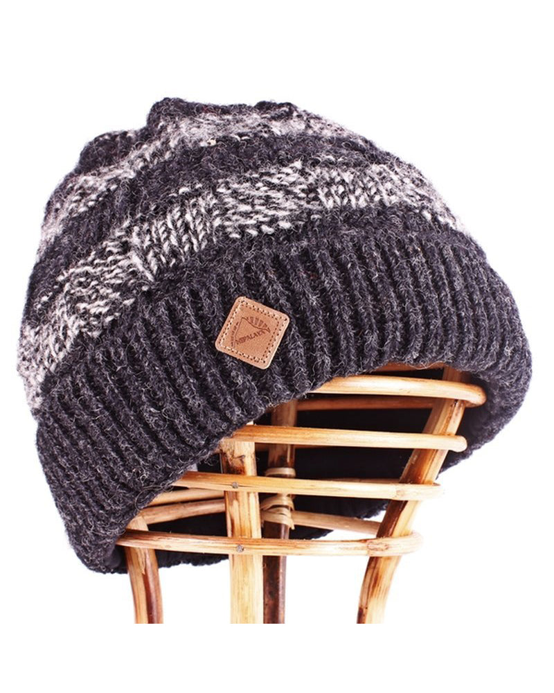 Gray wool hat