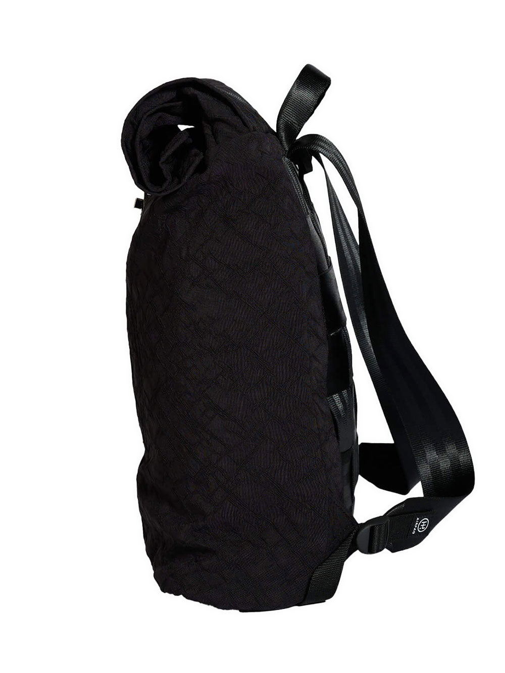 Airpaq Rucksack Rolltop - Simple - schwarz gefärbt