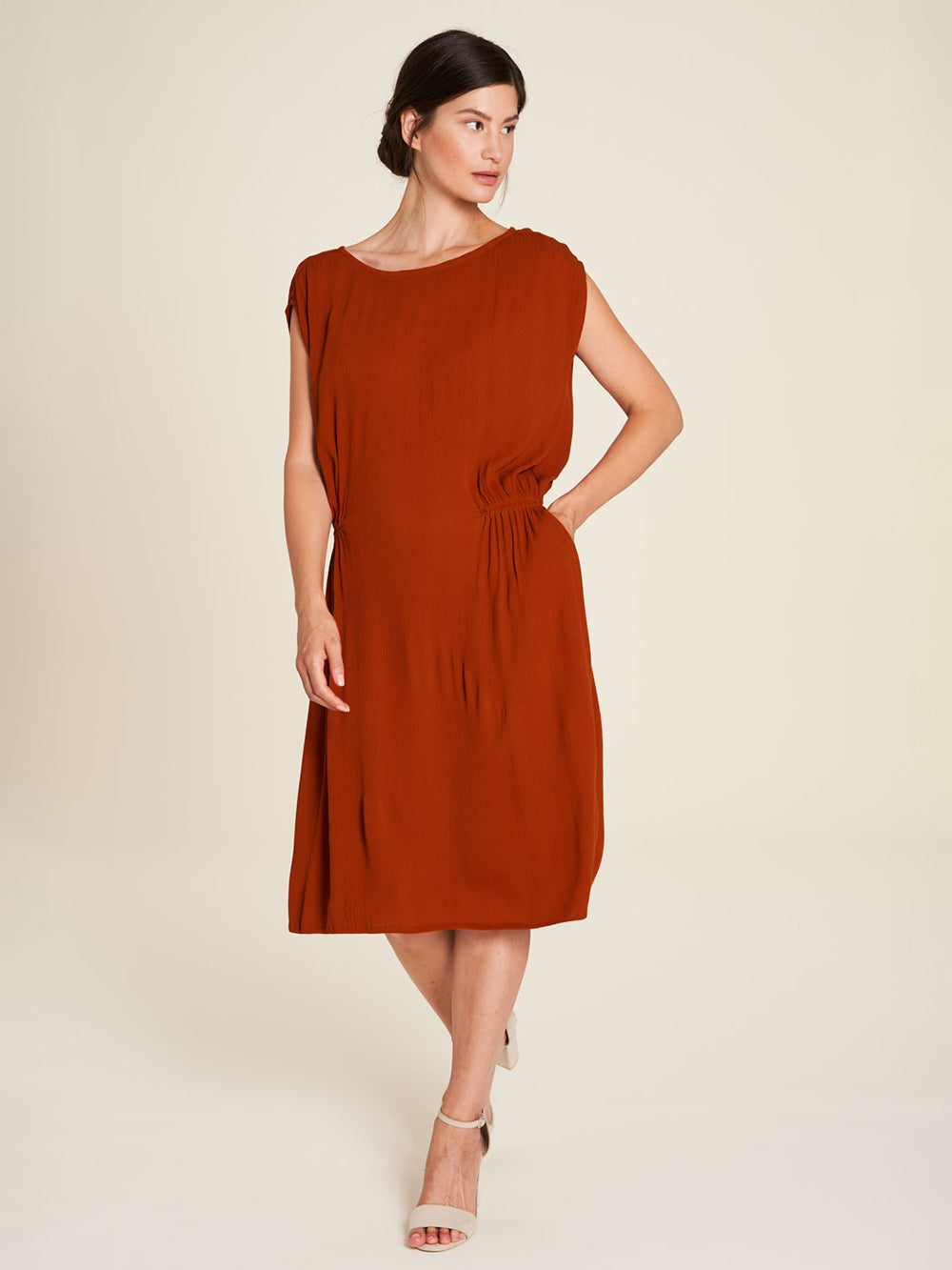 Tranquillo - EcoVero™ Kleid red earth