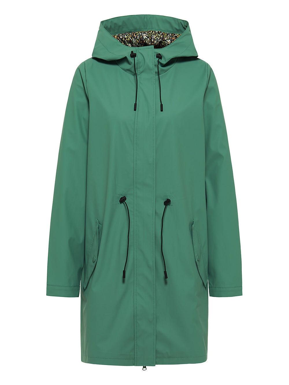 Rain jacket frosty green