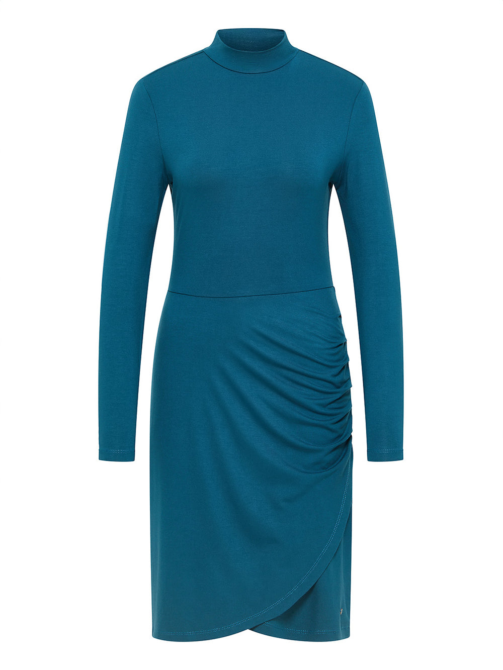 Feminines EcoVero™-Kleid - bermuda blue