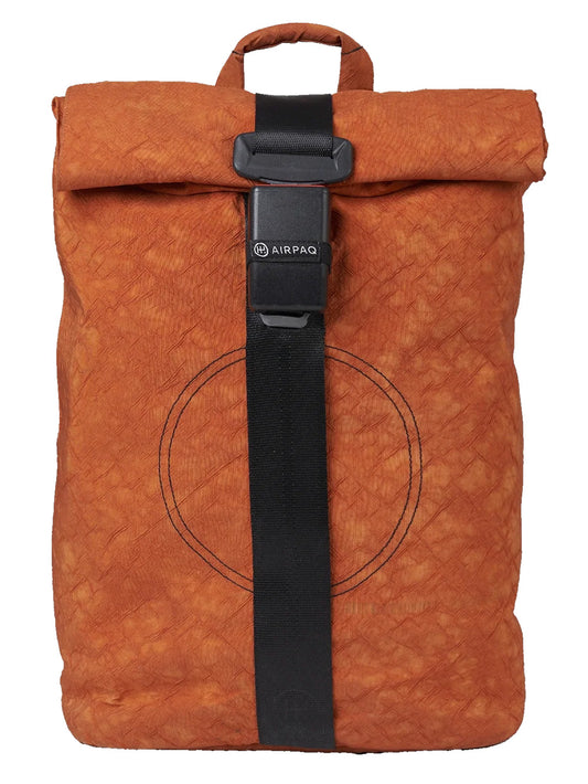 Airpaq Rucksack Rolltop - orange gefärbt
