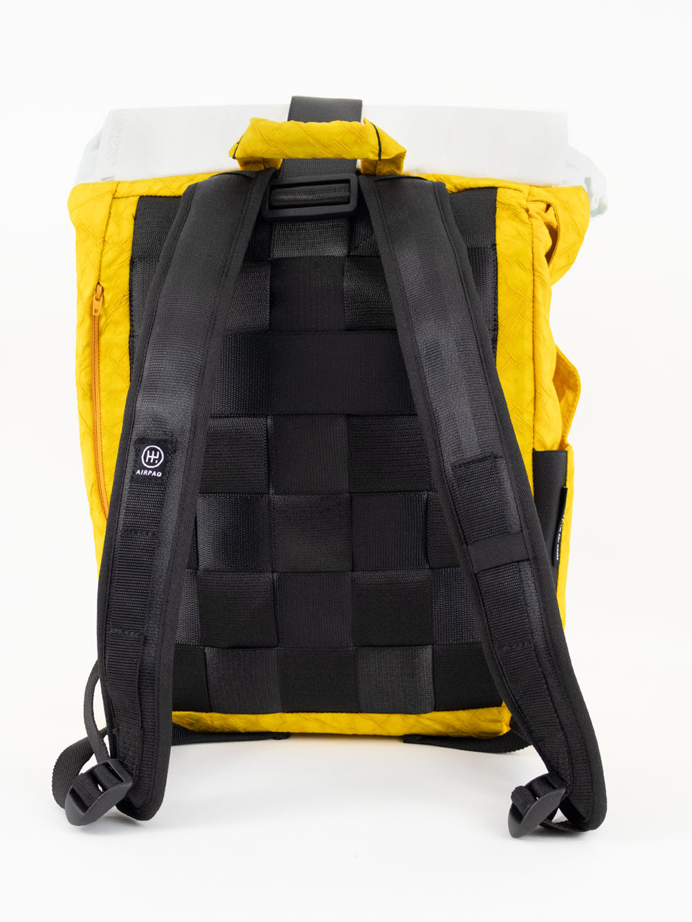 Airpaq sac à dos roll top - couleur jaune/blanc 