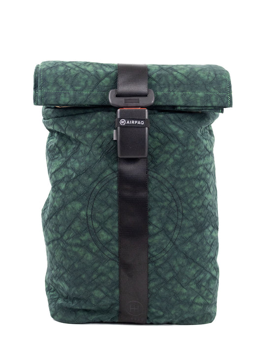 Airpaq backpack roll top - colored green 
