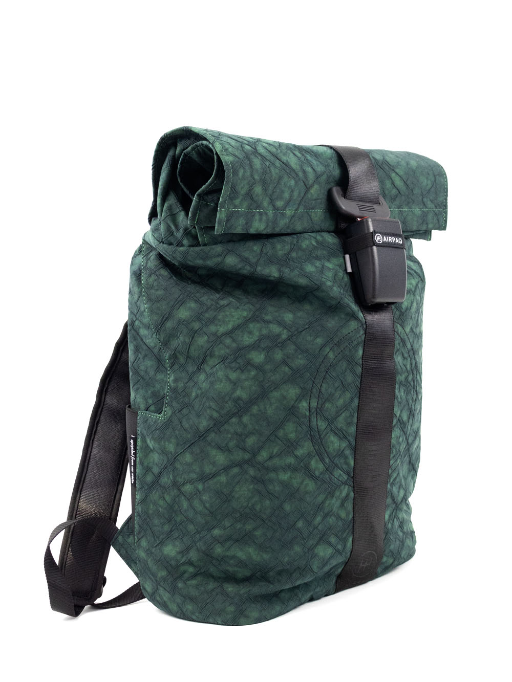 Airpaq backpack roll top - colored green